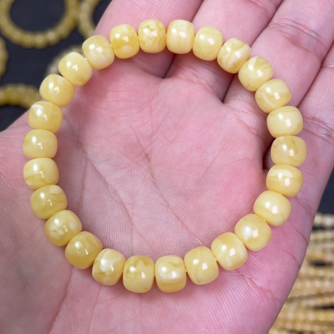 蜜蜡未镶嵌裸石蜜蜡手串8.3mm