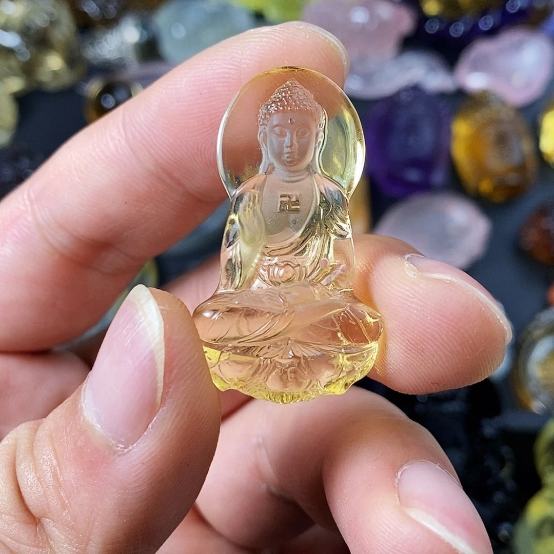 天然水晶吊坠未镶嵌水晶?**?