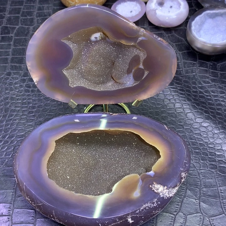 水晶福利黄软彩晶盆未镶嵌