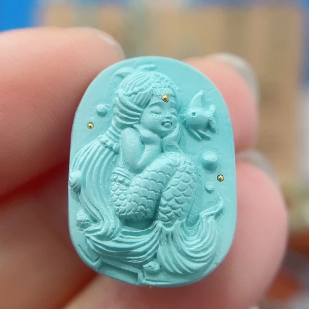 绿松石未镶嵌珠宝奇石