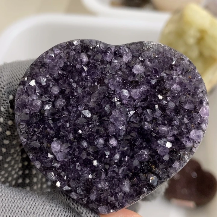 紫晶珠宝半成品未镶嵌