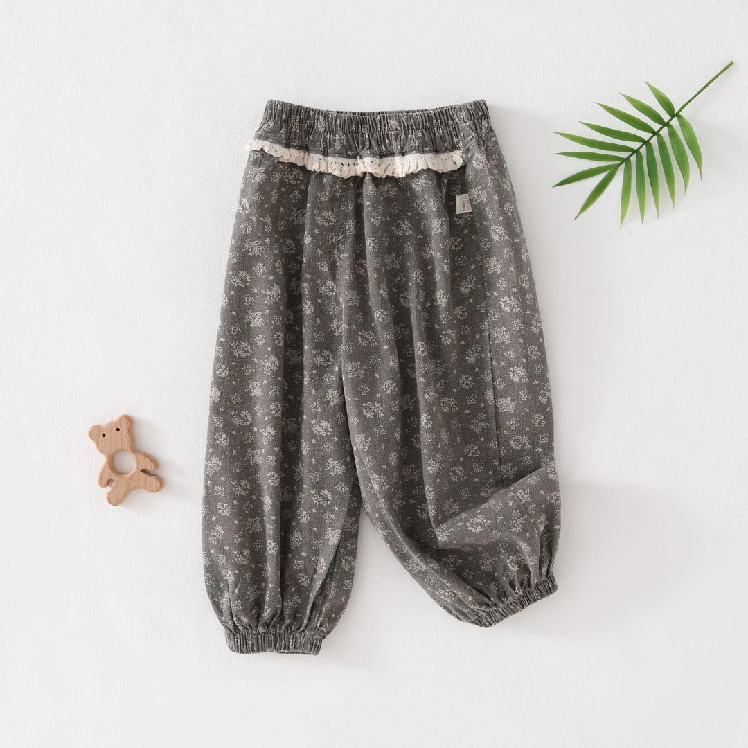 儿童灯笼裤水洗棉薄款-197