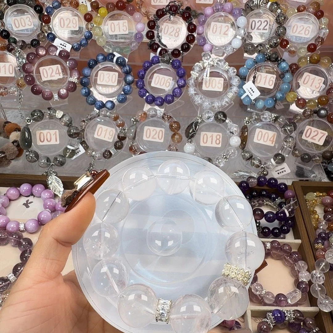 手链水晶合金奶白晶