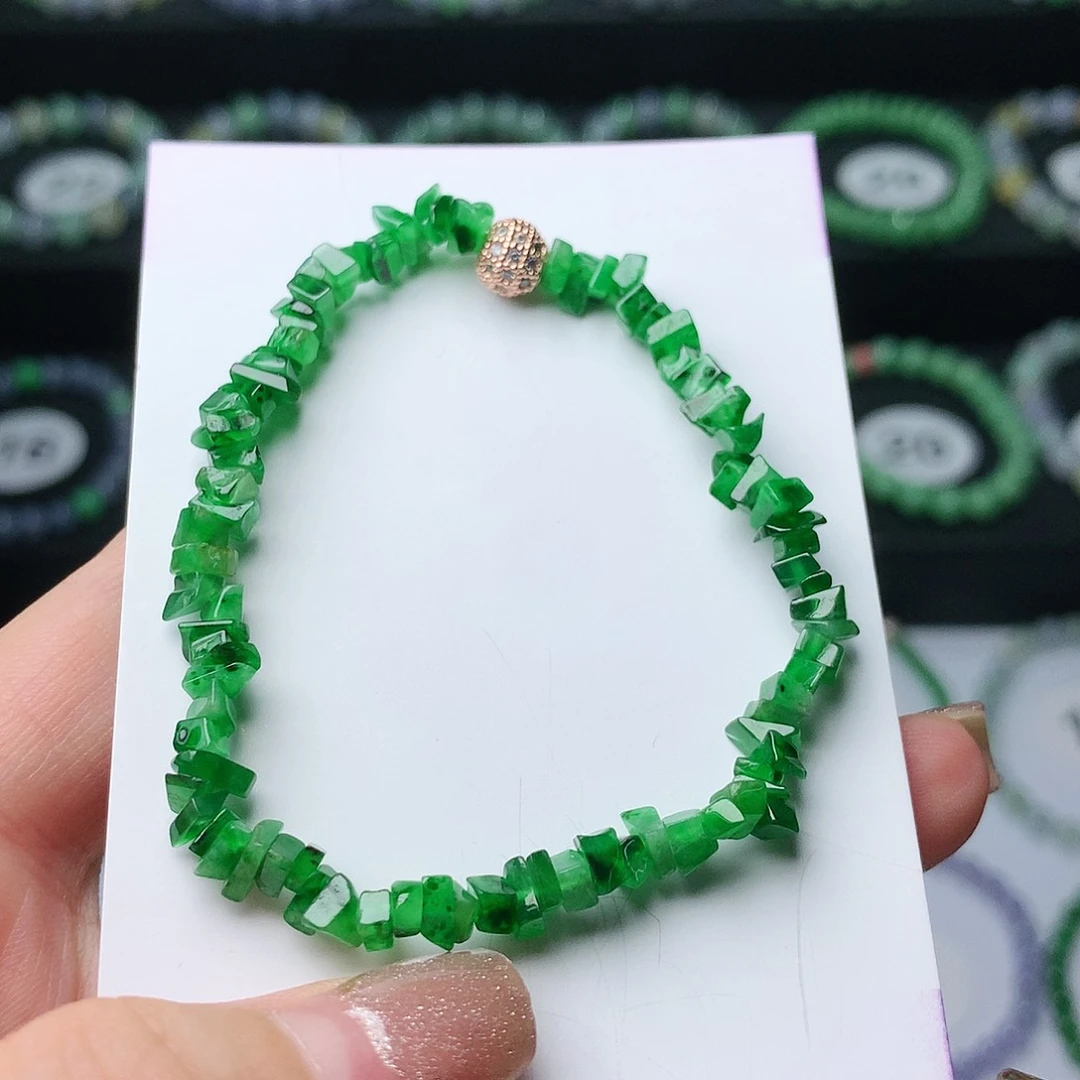 未镶嵌手链翡翠翡翠