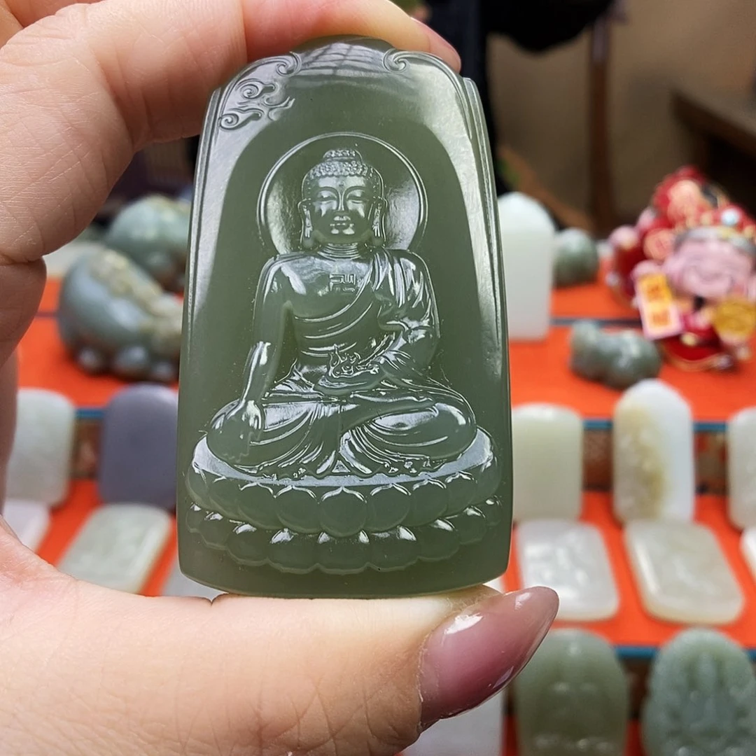 颈饰未镶嵌和田玉K*铭