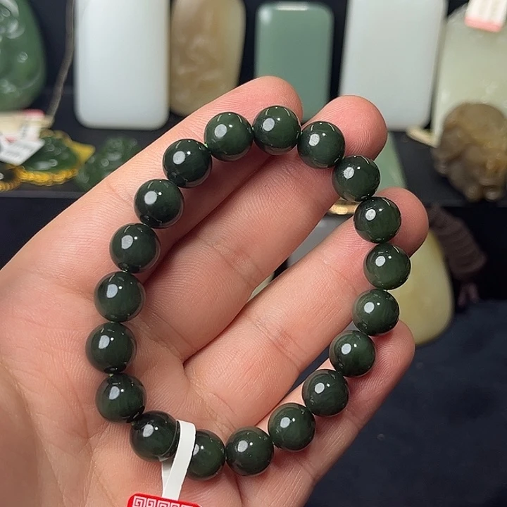 和田玉未镶嵌手链38