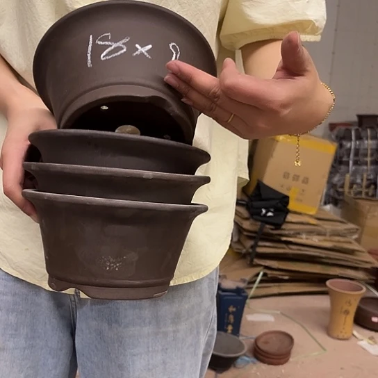 紫砂花盆紫砂花盆