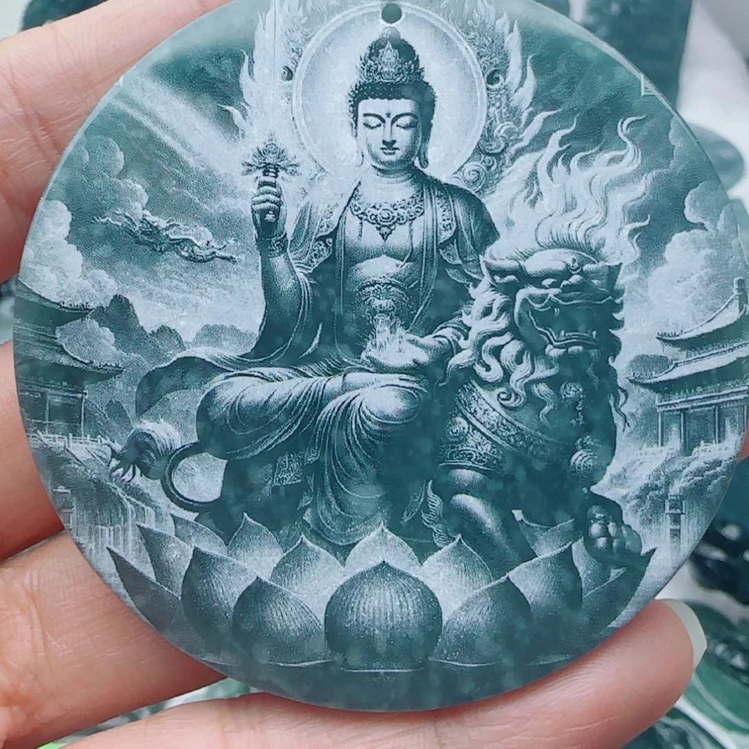 颈饰未镶嵌翡翠多样性发货天然的A货翡翠