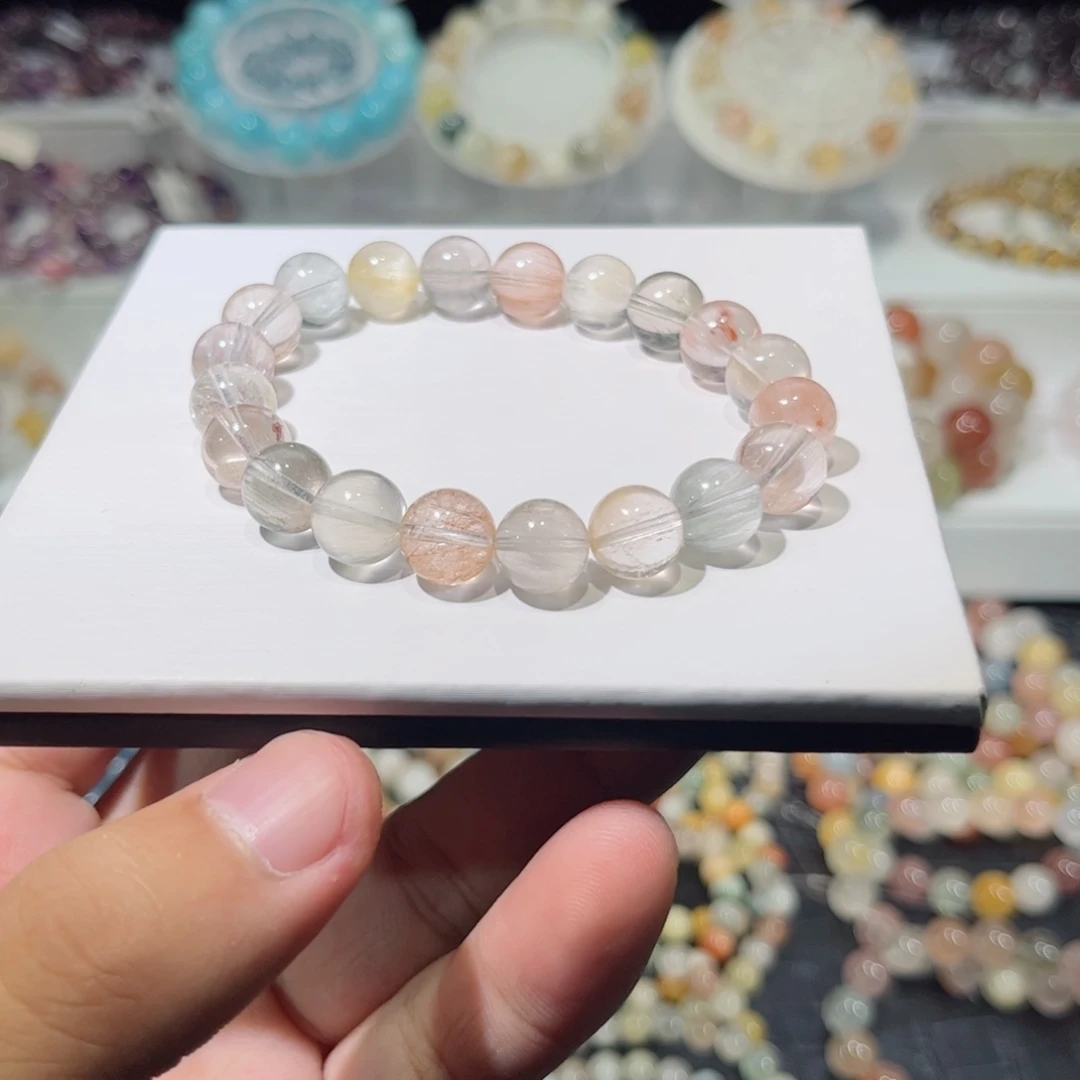 未镶嵌手链水晶兔毛