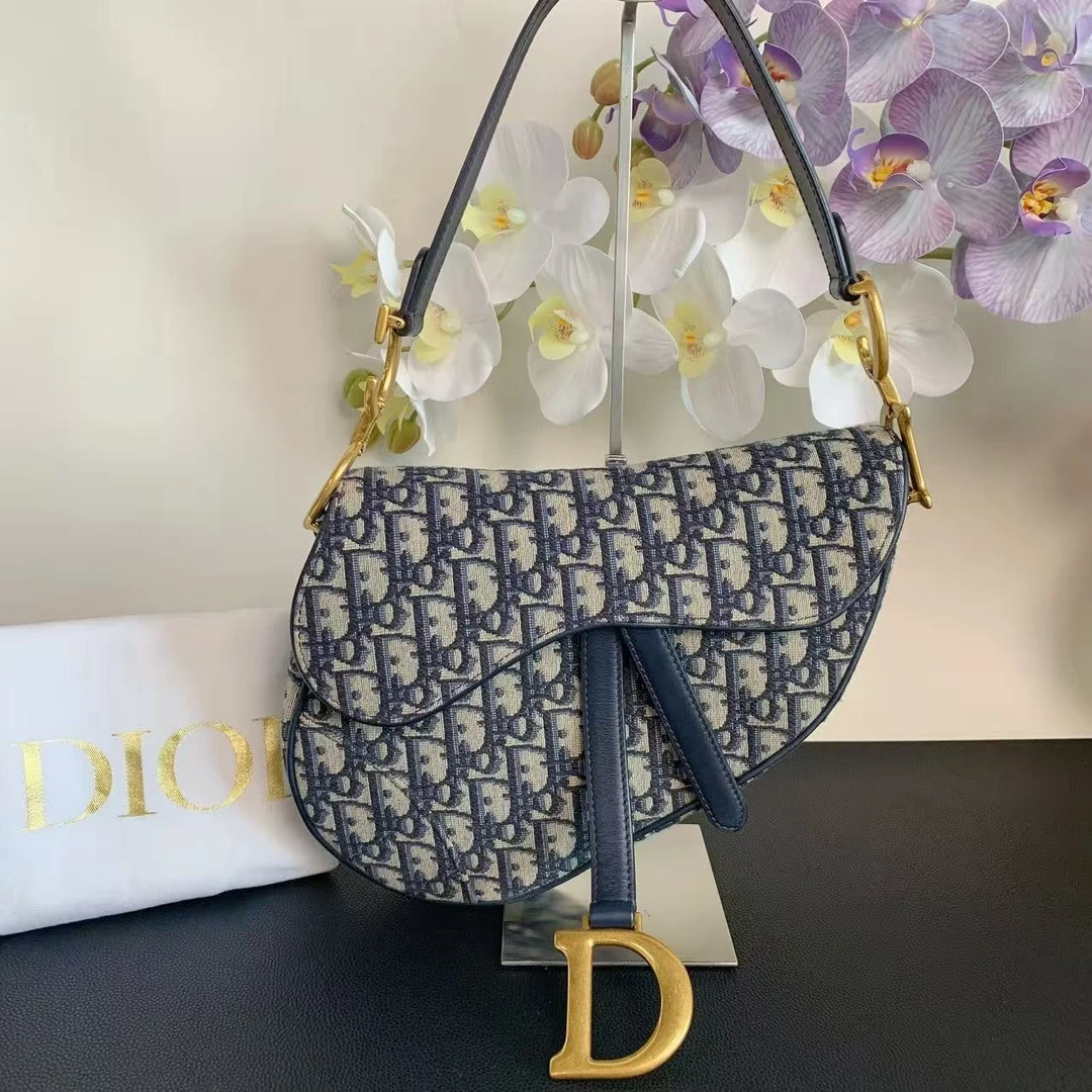 95新 DIOR/迪奥 【闲置】dior 马鞍中号