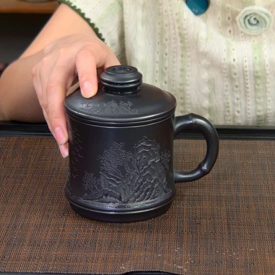 茶杯紫砂高货放漏