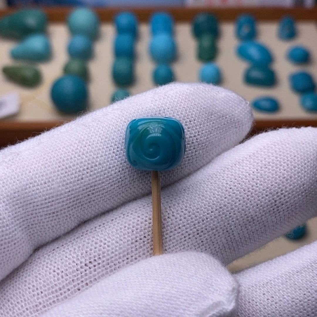 绿松石未镶嵌绿松石博古11.4