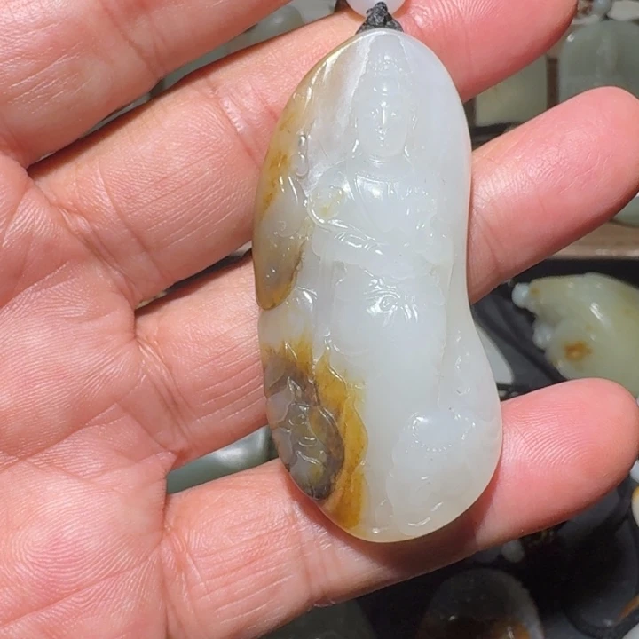 吊坠(不含链)未镶嵌和田玉風*