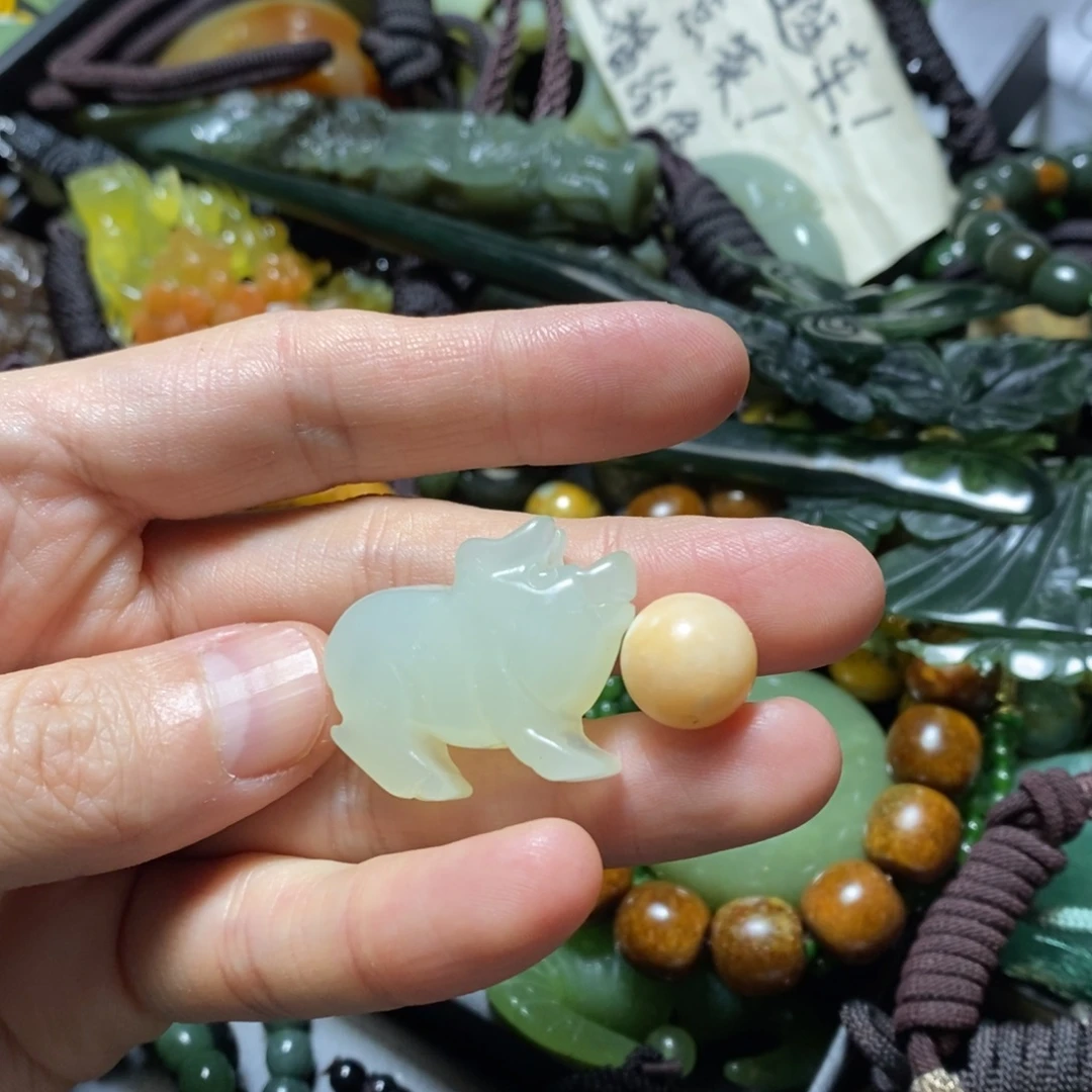 蛇纹石玉未镶嵌颈饰不退不换