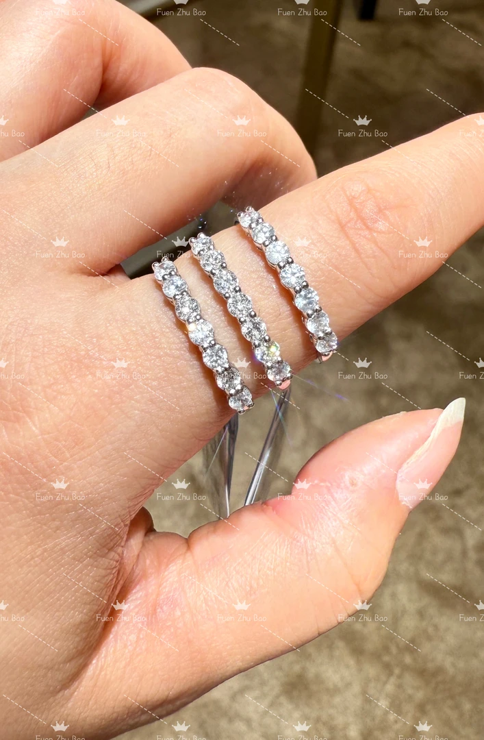 【富恩珠宝】 0262 重金  七公主排戒  （多样性发其一）ZSDJ