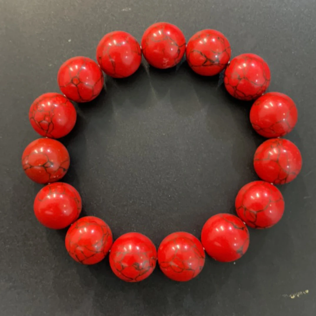 59  卡14红铁线手串