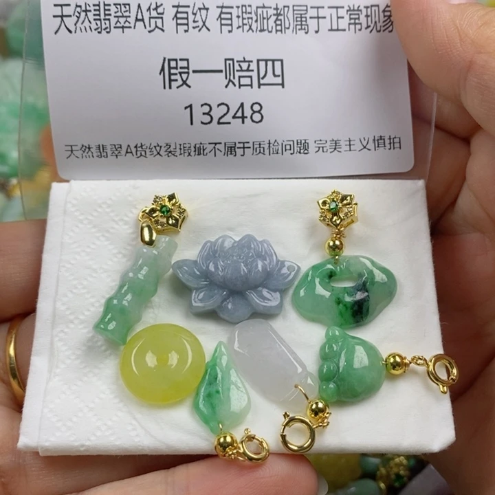 翡翠吊坠(赠链)未镶嵌