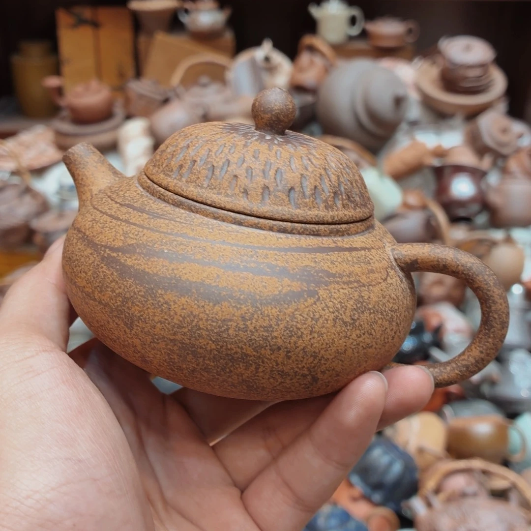 柴烧老岩泥高温茶器皿