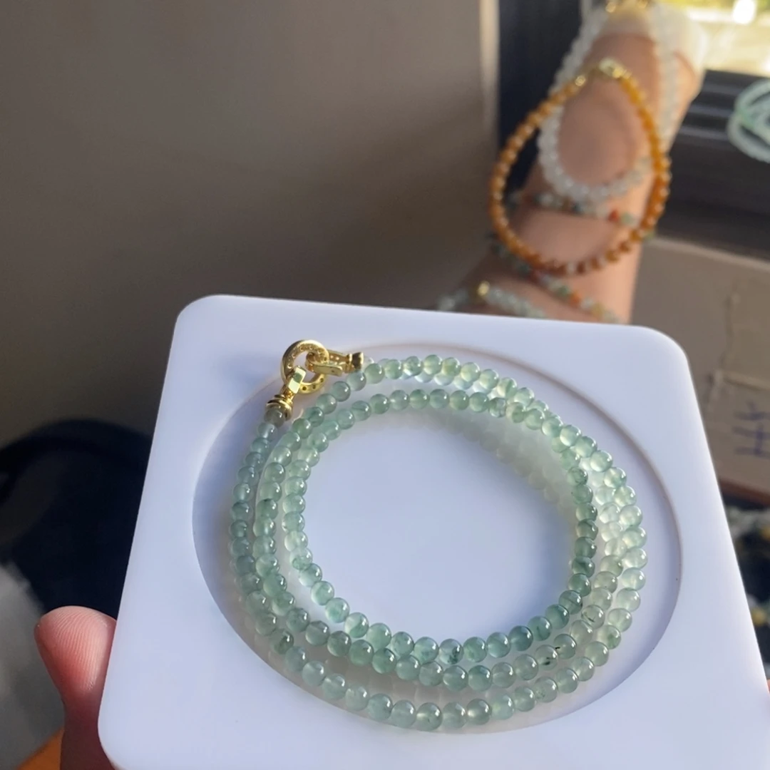 定制翡翠未镶嵌50 缅甸翡翠A货卡3.8