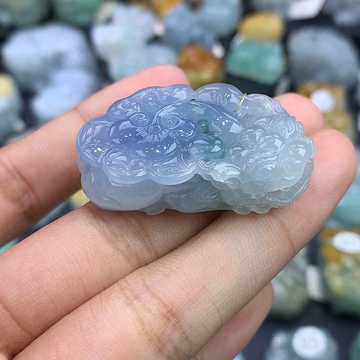 翡翠未镶嵌颈饰天然缅甸翡翠