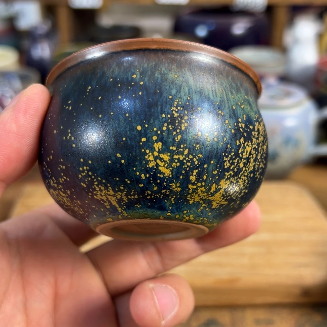 瓷摆件神垕钧瓷高温窑变