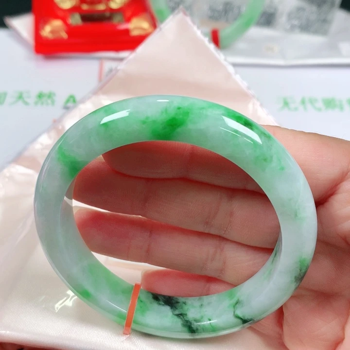 未镶嵌手镯翡翠   编号1014 正圈56-57