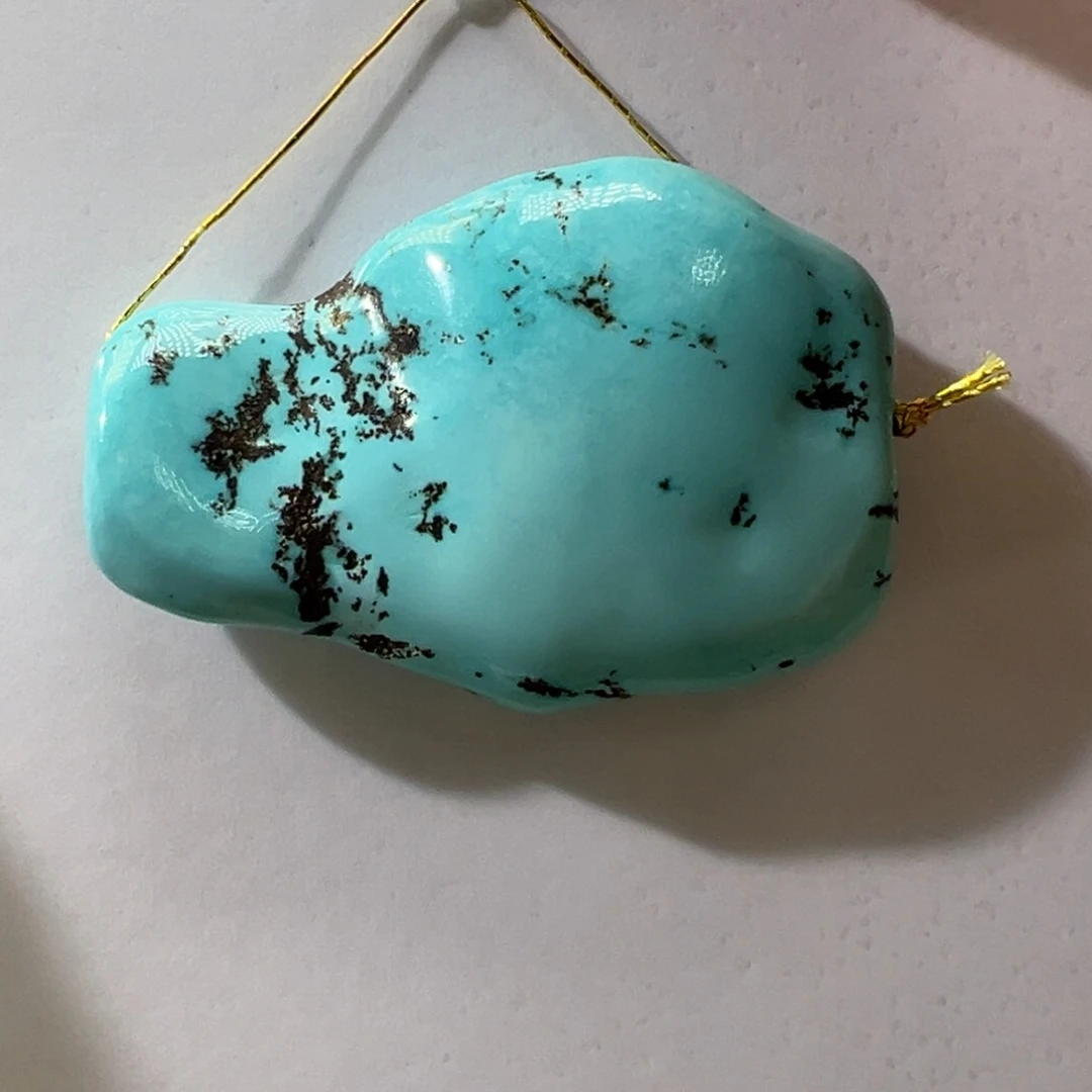 绿松石未镶嵌挂件