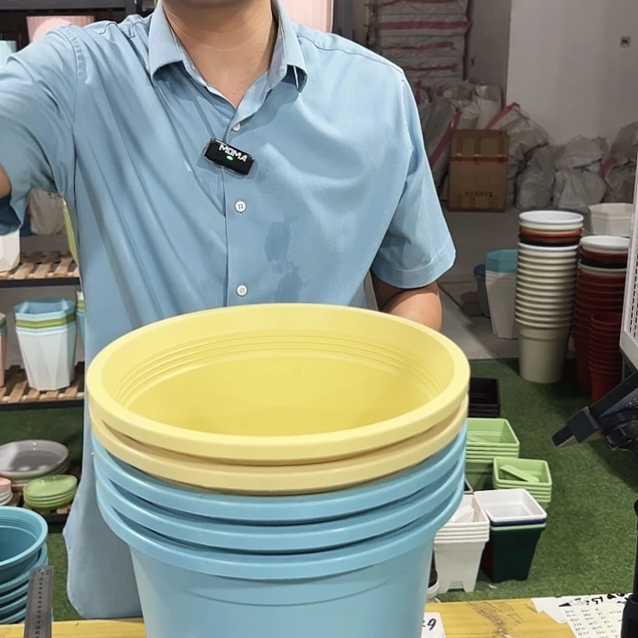 圆形控根口24高24混色无托5只