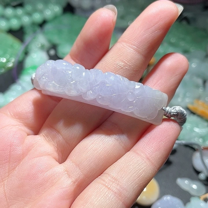 颈饰未镶嵌翡翠天