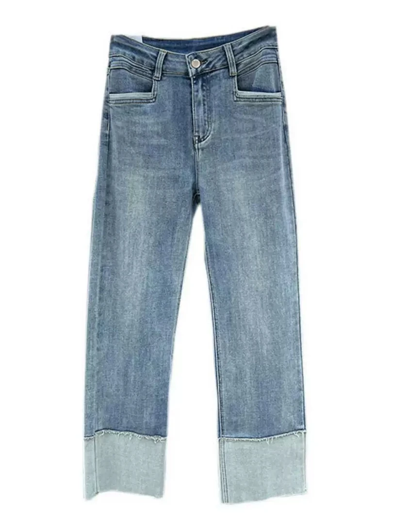 女款牛仔裤时尚休闲百搭复古夏季