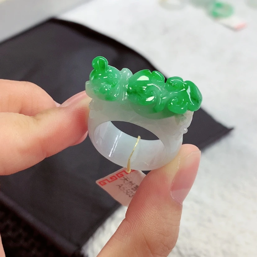 【闪购商品】未镶嵌戒指翡翠22/23号