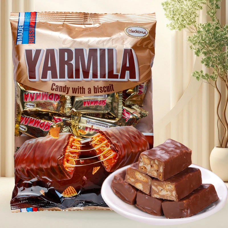 【新疆】俄罗斯原装进口阿孔特牌夹心巧克力味糖果零食450g*2包