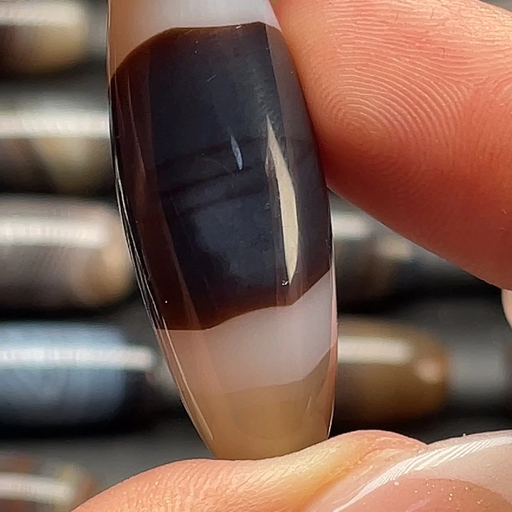 紫***来玛瑙/玉髓合金颈饰