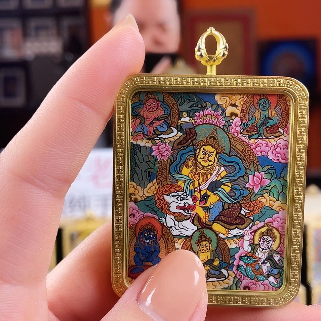 吊坠热贡纯手绘c宝天团