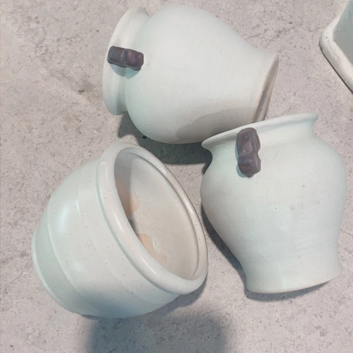 陶瓷浮力炸半手工花盆浮力炸