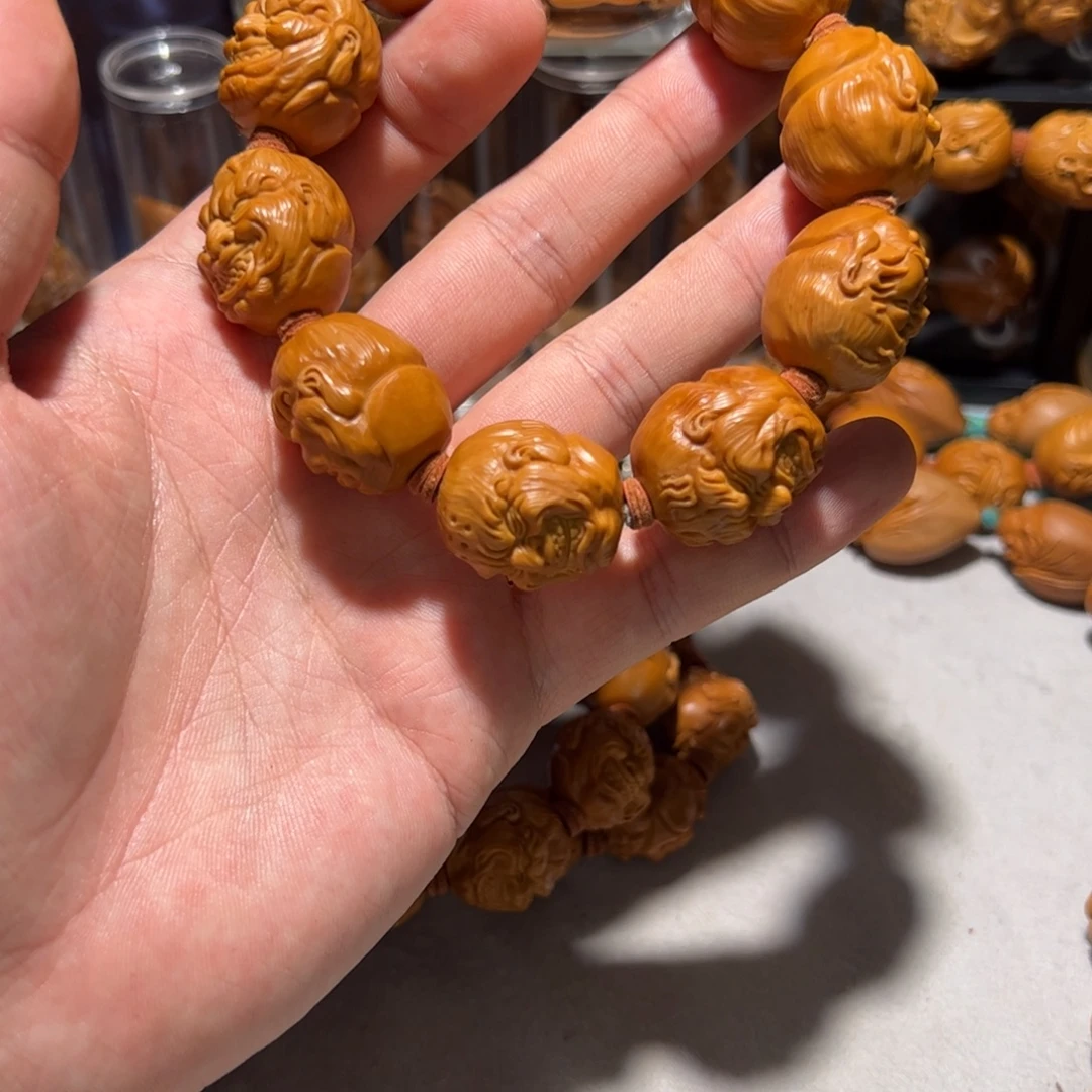 青***云手串/手链橄榄核手工经典恶僧