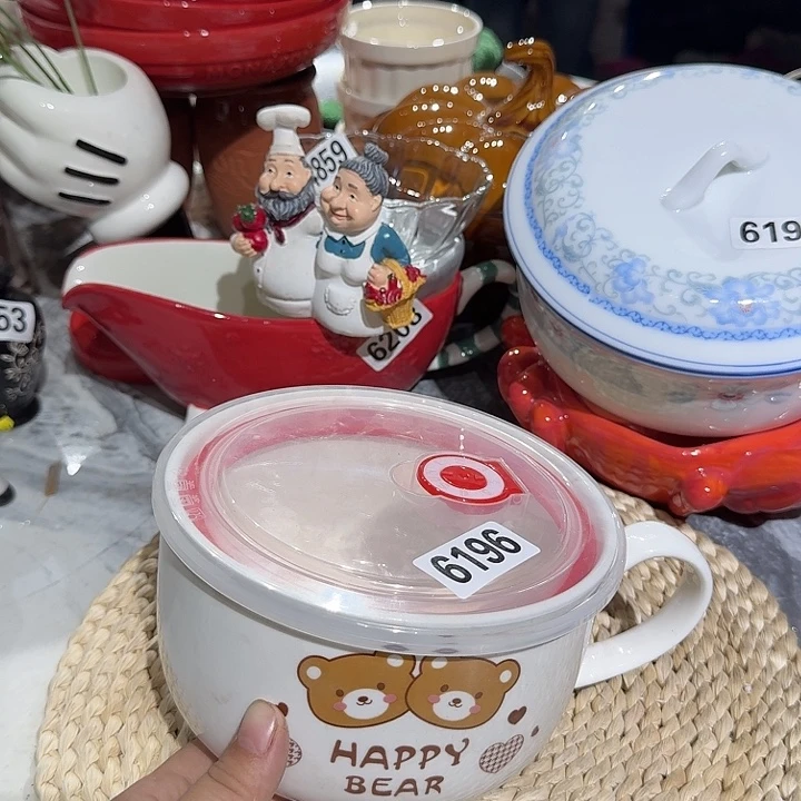 瓷片微瑕陶瓷满15包邮6196