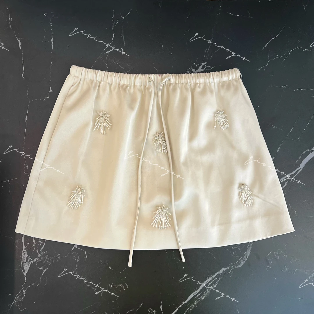 2025春夏季新款轻奢绣花绣花百搭半身裙#YTSZ32471Y
