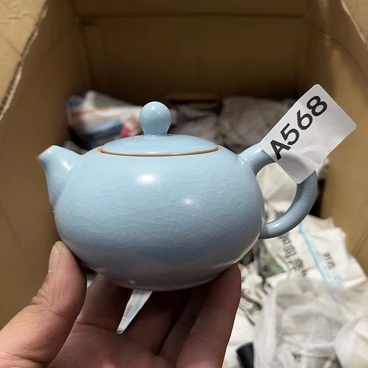 瓷片茶摆件工艺品摆件666
