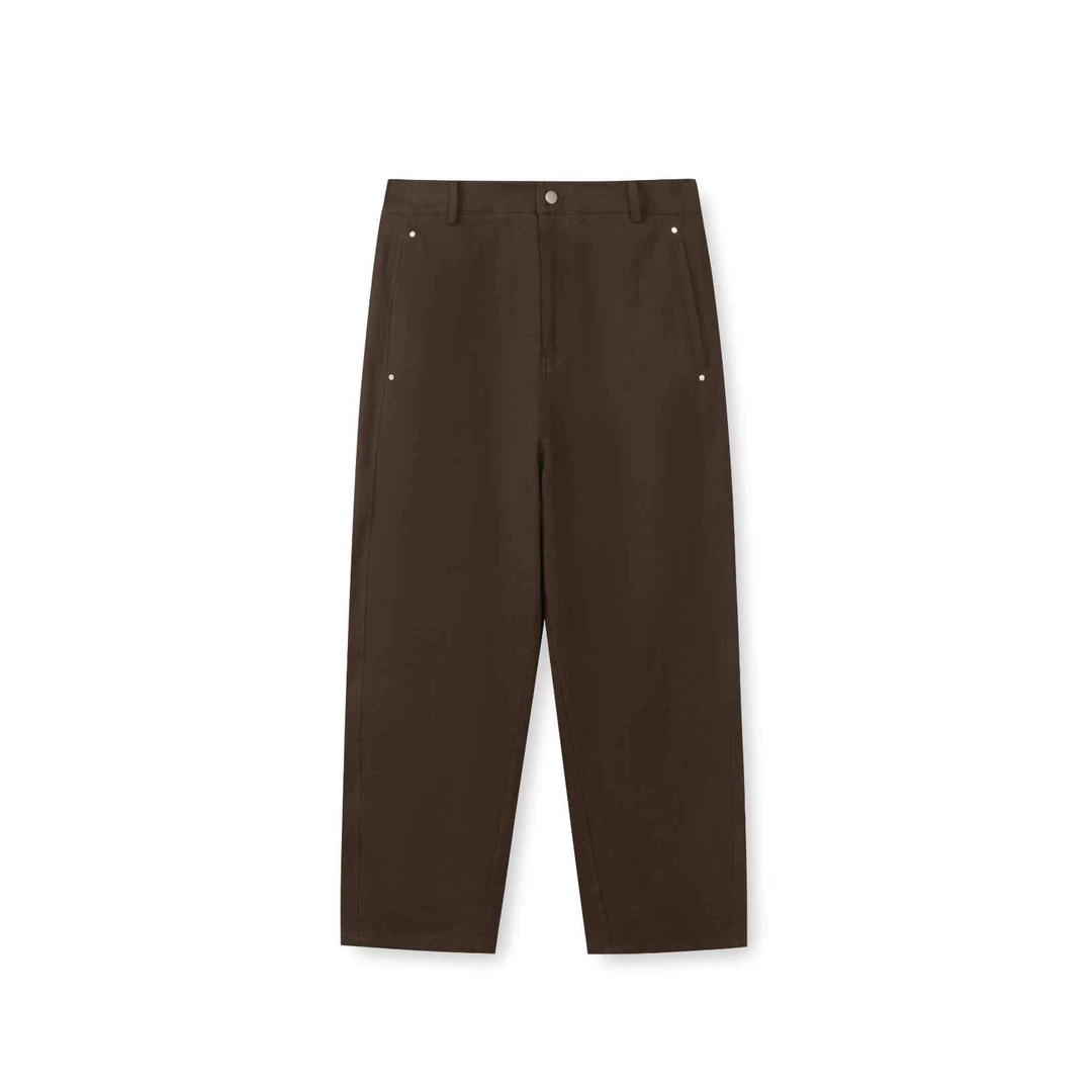 【美拉德】目澈MUCHELL冬季新款口袋钉珠大码显瘦牛仔裤MDR4KD6403