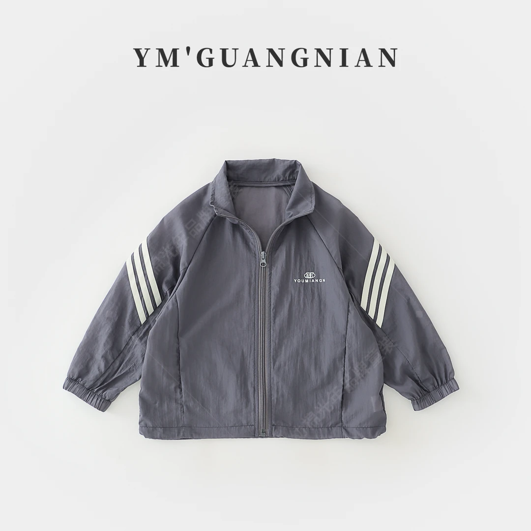 【幼棉光年】夏季男童潮酷拼色儿童休闲百搭外套3221262