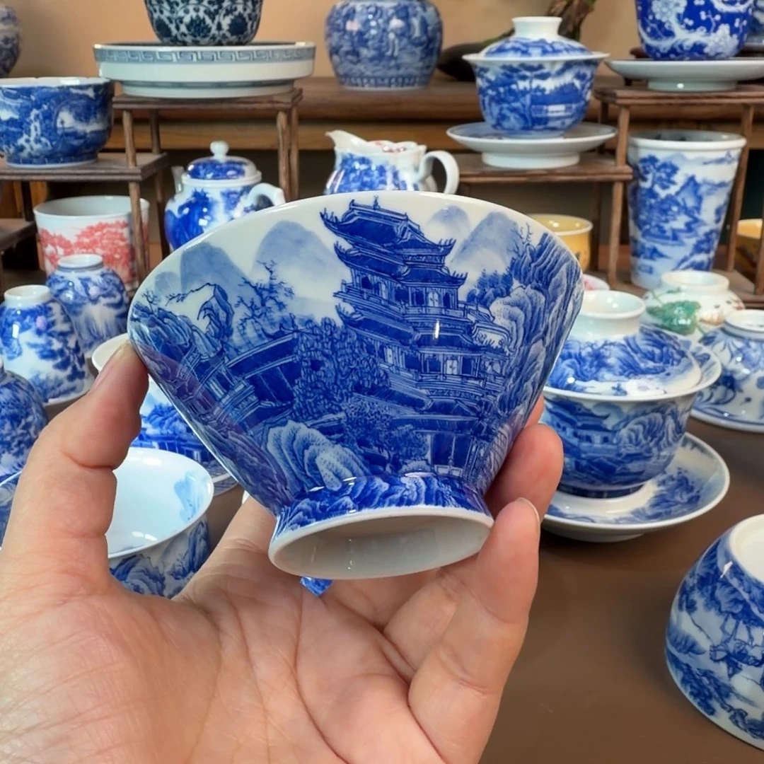 M***G景德镇陶瓷手工手绘