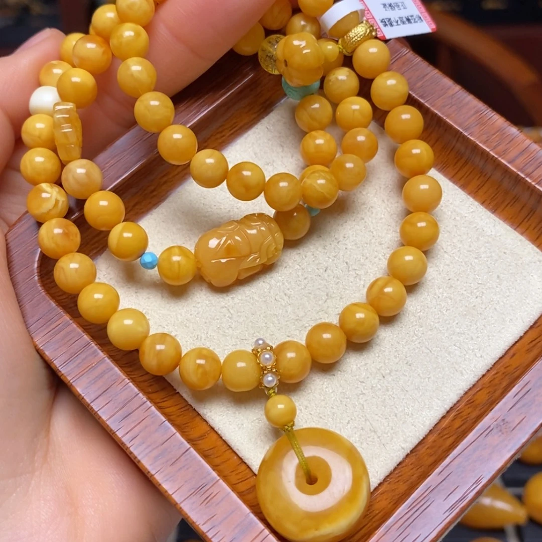 【闪购商品】蜜蜡手链未镶嵌手串