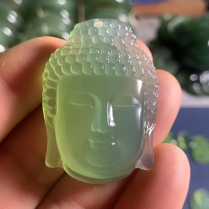 蛇纹石玉未镶嵌挂坠