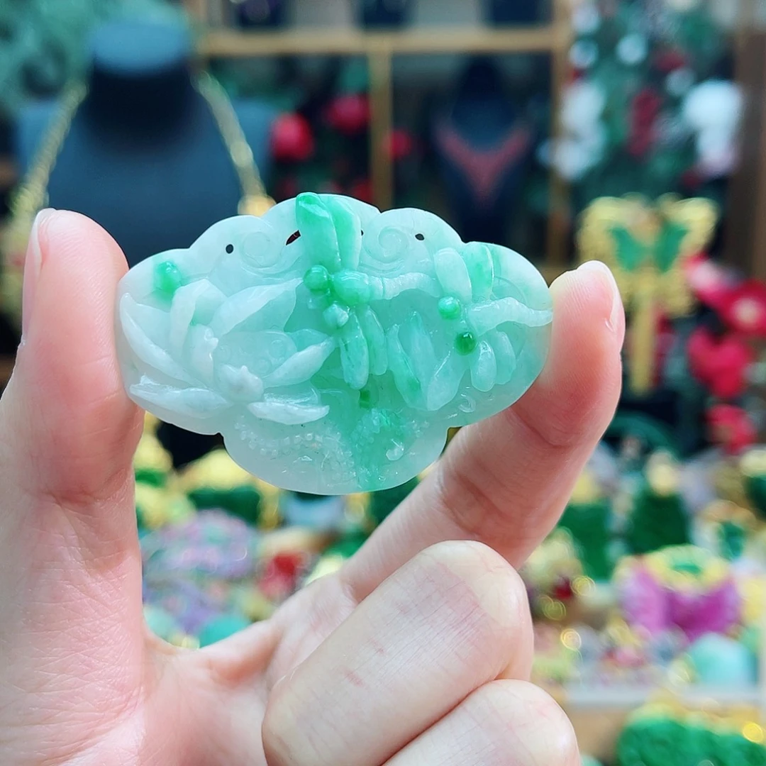 合金翡翠耳饰48小时鉴赏期1