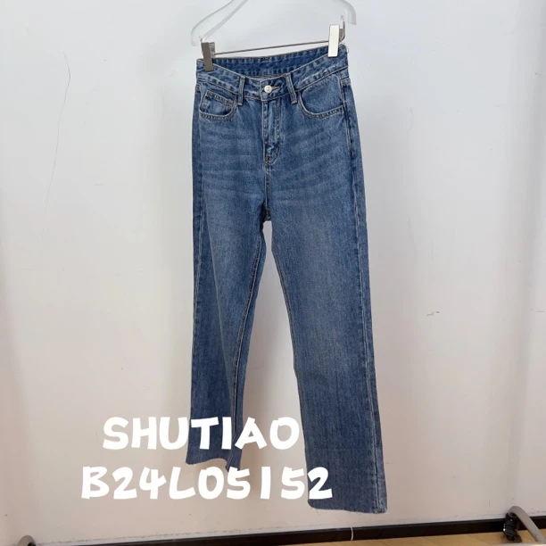 【SHUTIAO】2024秋冬：新款小众设计款牛仔裤B24L05152