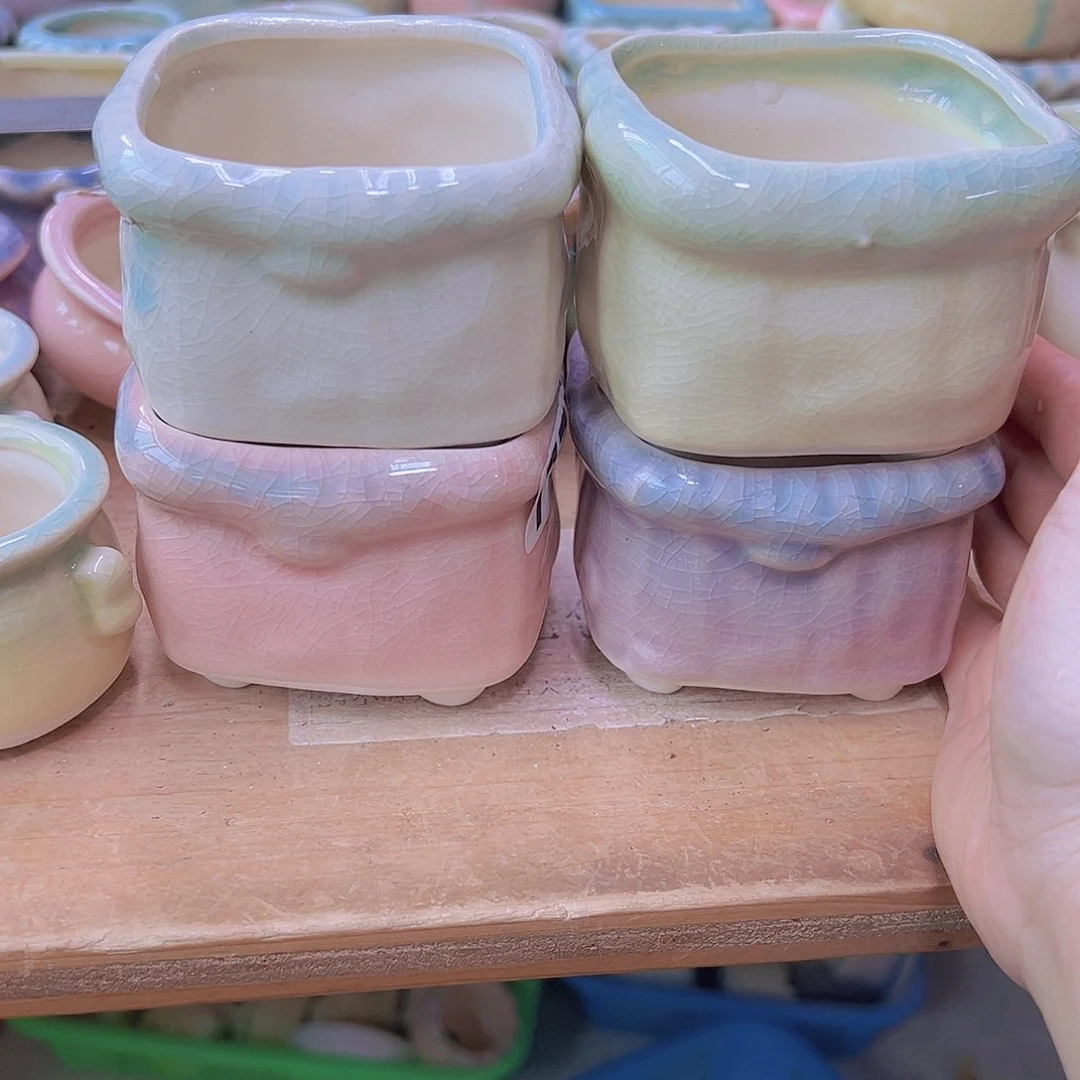 陶瓷花盆当场满12包邮