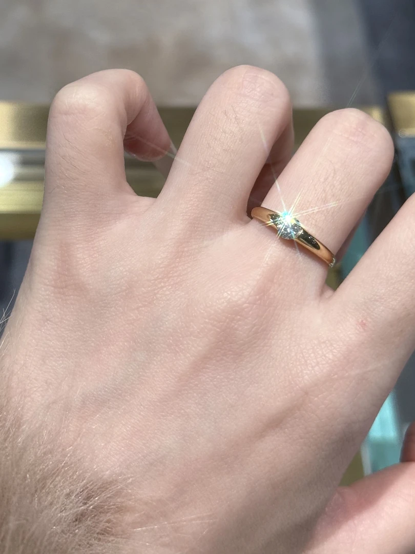 【QM珠宝】 0257 k 泥鳅背独钻戒指ZSDJ