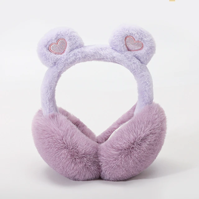 冬季新款耳套毛绒耳罩女生骑行可折叠可爱防风保暖护耳朵防冻耳包