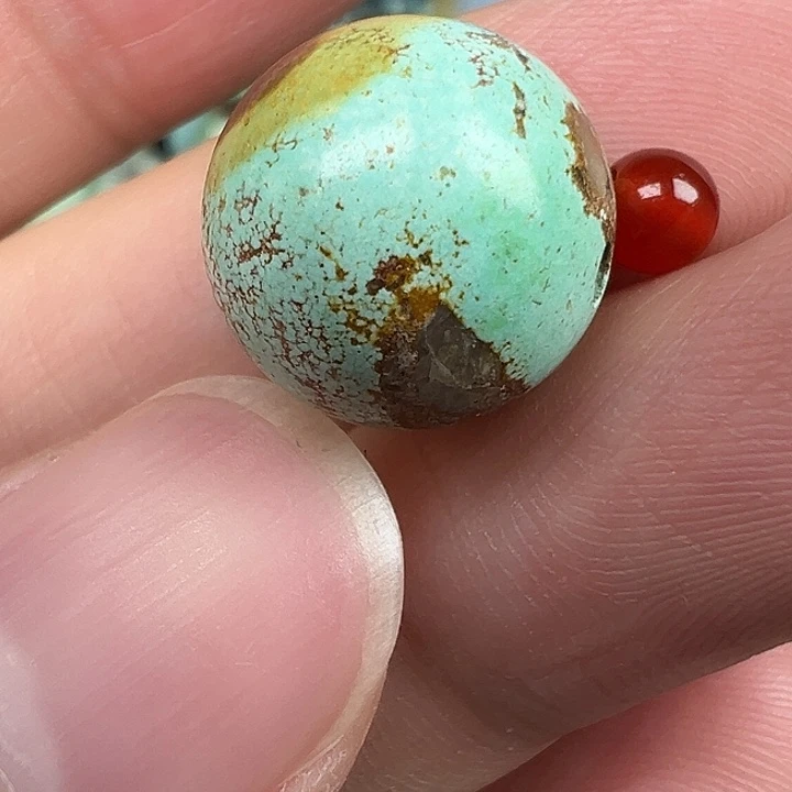 南红玛瑙未镶嵌配饰卡13.5